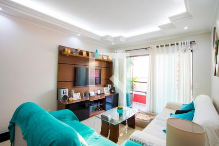 Sala de apartamento para alugar com 3 quartos, 97m² em Vila Assunção, Santo André