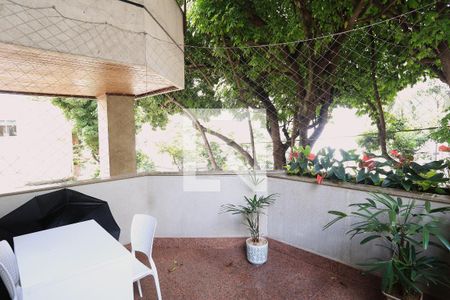 Varanda da Sala de apartamento à venda com 4 quartos, 200m² em Santo Agostinho, Belo Horizonte