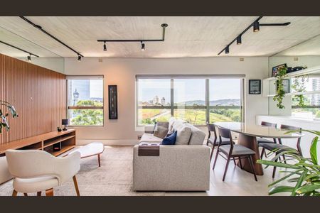 Sala de apartamento à venda com 1 quarto, 68m² em Petrópolis, Porto Alegre