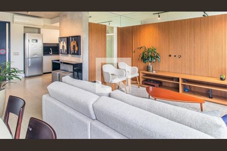 Sala de apartamento à venda com 1 quarto, 68m² em Petrópolis, Porto Alegre