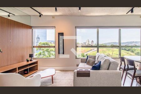 Sala de apartamento à venda com 1 quarto, 68m² em Petrópolis, Porto Alegre