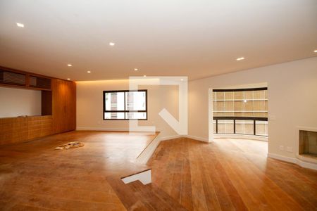 Sala de Estar e Jantar de apartamento para alugar com 4 quartos, 215m² em Jardim Paulista, São Paulo