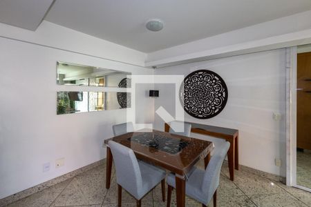 Sala de Jantar de apartamento à venda com 2 quartos, 77m² em Vila da Serra, Nova Lima