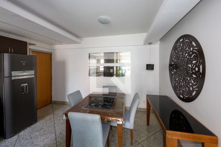 Sala de Jantar de apartamento à venda com 2 quartos, 77m² em Vila da Serra, Nova Lima