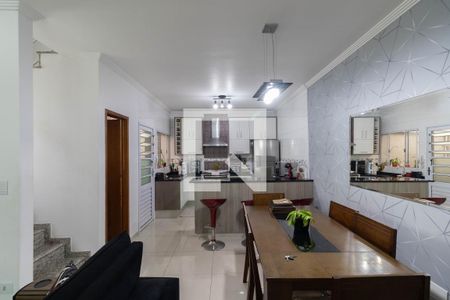 Sala e Cozinha de casa de condomínio à venda com 3 quartos, 182m² em Cidade Patriarca, São Paulo