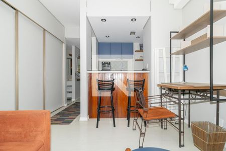 Sala de kitnet/studio à venda com 1 quarto, 40m² em Indianópolis, São Paulo