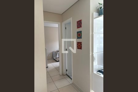 Corredor de apartamento para alugar com 2 quartos, 60m² em Vila Julia, Guarujá