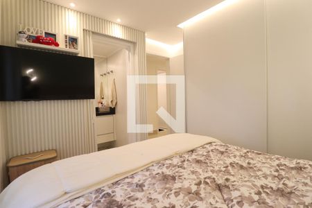 Quarto 1 suíte de apartamento à venda com 2 quartos, 63m² em Jardim, Santo André