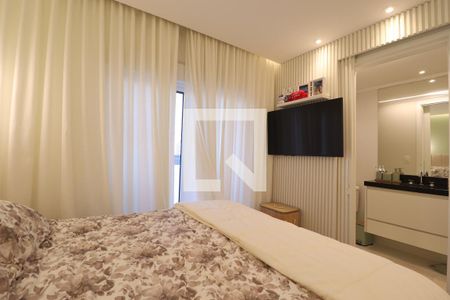 Quarto 1 suíte de apartamento à venda com 2 quartos, 63m² em Jardim, Santo André