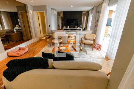 Sala 1 de apartamento para alugar com 3 quartos, 163m² em Vila Andrade, São Paulo