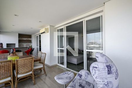 Varanda de apartamento para alugar com 4 quartos, 222m² em Vila Morumbi, São Paulo