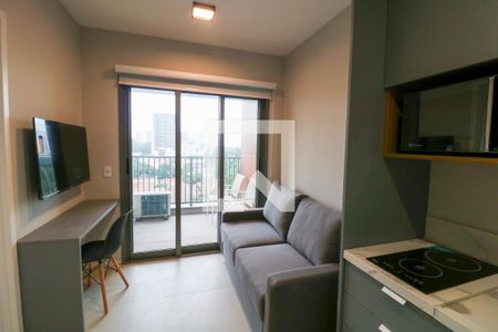 Studio de kitnet/studio para alugar com 1 quarto, 29m² em Chácara Santo Antônio (zona Sul), São Paulo