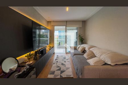 Sala de apartamento à venda com 2 quartos, 75m² em Cidade Monções, São Paulo