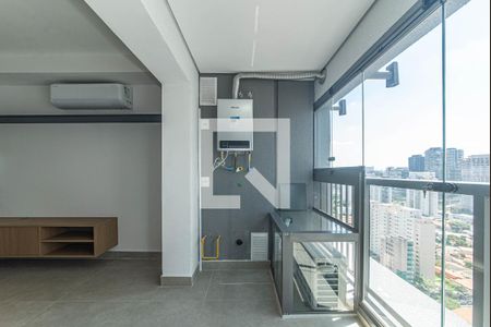 Varanda de apartamento para alugar com 1 quarto, 28m² em Santo Amaro, São Paulo