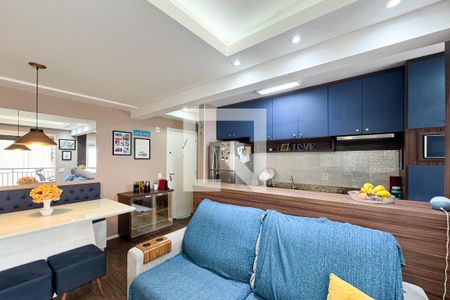 Sala de apartamento à venda com 2 quartos, 52m² em Jardim Olavo Bilac, São Bernardo do Campo