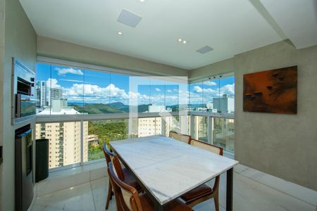 VARANDA de apartamento à venda com 3 quartos, 126m² em Vila da Serra, Nova Lima