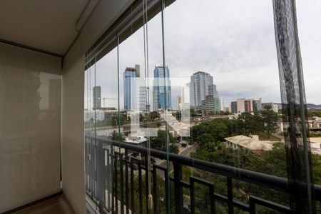 Varanda da Sala de apartamento para alugar com 2 quartos, 74m² em Alphaville Conde Ii, Barueri
