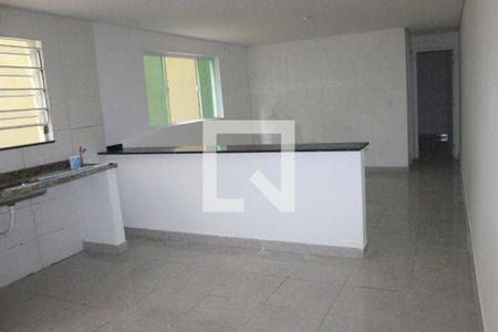 Sala/cozinha de casa para alugar com 1 quarto, 55m² em Parque Flamengo, Guarulhos