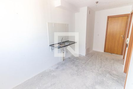 Sala/Cozinha de apartamento para alugar com 1 quarto, 24m² em Belenzinho, São Paulo