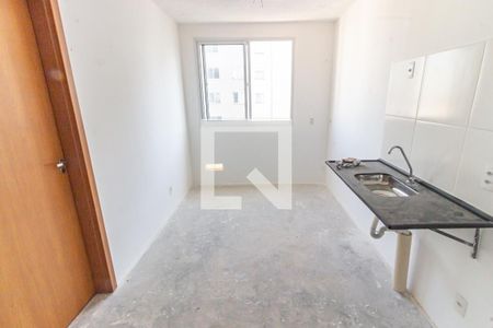 Sala/Cozinha de apartamento para alugar com 1 quarto, 24m² em Belenzinho, São Paulo