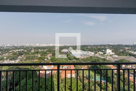 Varanda de kitnet/studio para alugar com 1 quarto, 34m² em Santo Amaro, São Paulo