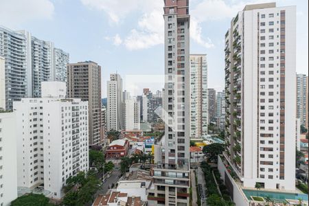 Vista da Varanda do Quarto de kitnet/studio à venda com 1 quarto, 25m² em Jardim das Acacias, São Paulo