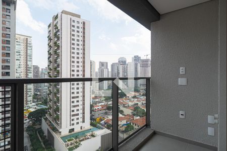 Varanda do Quarto de kitnet/studio à venda com 1 quarto, 25m² em Jardim das Acacias, São Paulo
