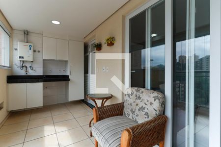 Varanda e área de serviço de apartamento à venda com 1 quarto, 43m² em Santana, São Paulo