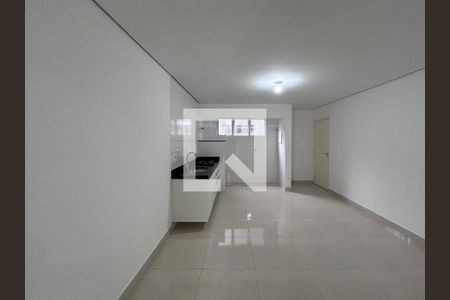 Sala - Cozinha de kitnet/studio à venda com 1 quarto, 27m² em Campo Grande, São Paulo