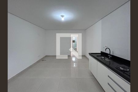 Sala - Cozinha de kitnet/studio à venda com 1 quarto, 27m² em Campo Grande, São Paulo
