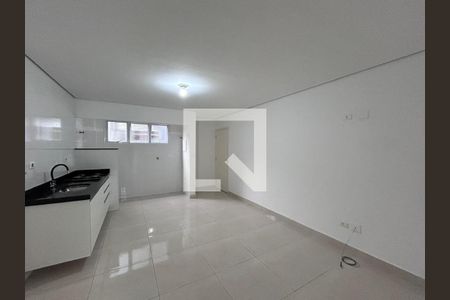 Sala - Cozinha de kitnet/studio à venda com 1 quarto, 27m² em Campo Grande, São Paulo