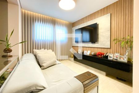 Sala de Estar de apartamento à venda com 3 quartos, 180m² em Vale do Sereno, Nova Lima