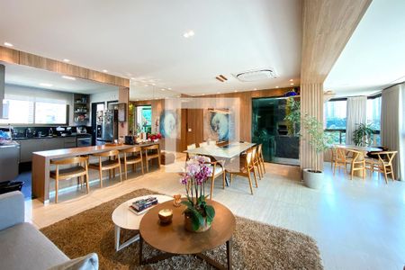 Sala de apartamento à venda com 3 quartos, 180m² em Vale do Sereno, Nova Lima