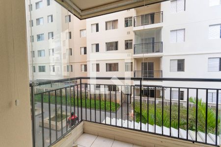 Varanda da sala  de apartamento à venda com 3 quartos, 65m² em Centro, Diadema