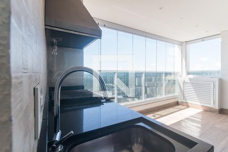 Varanda da Sala de apartamento para alugar com 3 quartos, 110m² em Loteamento Mogilar, Mogi das Cruzes