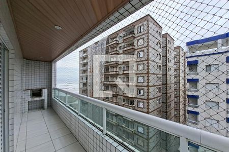 Sacada  de apartamento para alugar com 1 quarto, 56m² em Cidade Ocian, Praia Grande