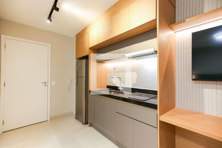 Studio - Quarto e Cozinha de kitnet/studio para alugar com 1 quarto, 25m² em Butantã, São Paulo