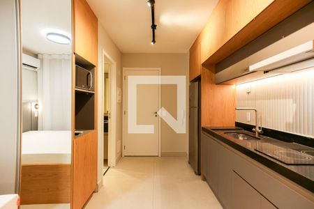 Studio - Quarto e Cozinha de kitnet/studio para alugar com 1 quarto, 25m² em Butantã, São Paulo