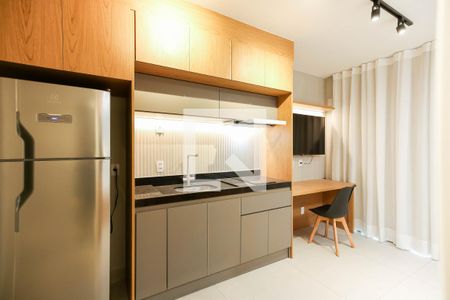 Studio - Quarto e Cozinha de kitnet/studio para alugar com 1 quarto, 25m² em Butantã, São Paulo