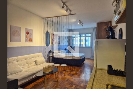 Sala de apartamento para alugar com 1 quarto, 34m² em Campos Elíseos, São Paulo