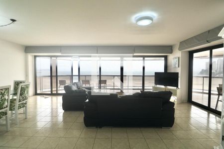 Sala de apartamento para alugar com 4 quartos, 200m² em Vila Luis Antonio, Guarujá