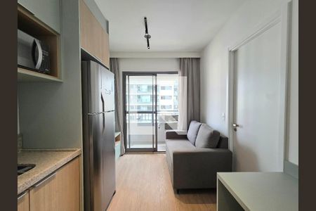 Sala/Cozinha de apartamento para alugar com 1 quarto, 26m² em Vila Nova Conceição, São Paulo
