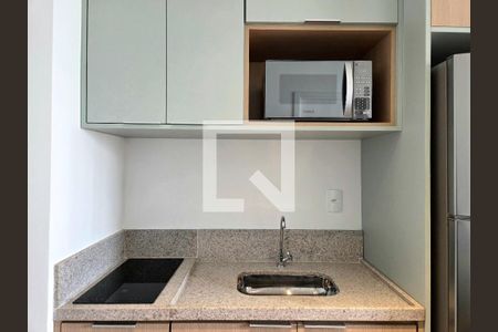 Sala/Cozinha de apartamento para alugar com 1 quarto, 26m² em Vila Nova Conceição, São Paulo