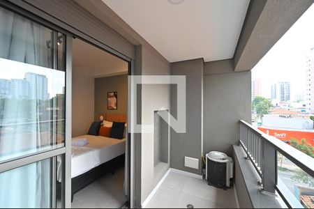 Varanda de kitnet/studio para alugar com 1 quarto, 28m² em Vila Clementino, São Paulo
