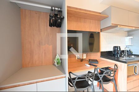 Sala/Quarto de kitnet/studio para alugar com 1 quarto, 28m² em Vila Clementino, São Paulo