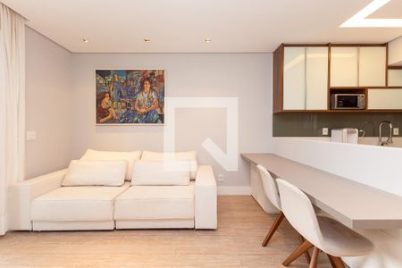 Sala de apartamento para alugar com 1 quarto, 62m² em Itaim Bibi, São Paulo