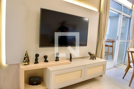 Sala - Detalhes de apartamento para alugar com 3 quartos, 79m² em Nova Suíça, Belo Horizonte