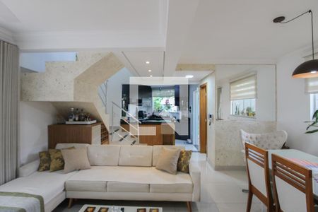 Sala de casa à venda com 3 quartos, 174m² em Rio Branco, Belo Horizonte