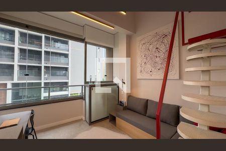 Estúdio de apartamento para alugar com 1 quarto, 36m² em Jardim das Acacias, São Paulo