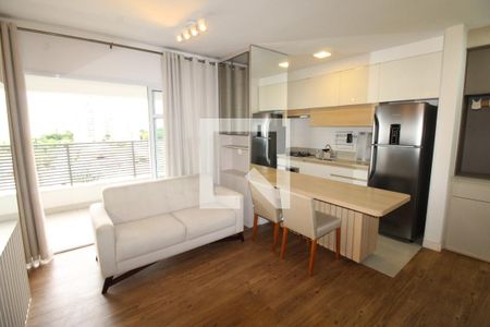 Sala de apartamento para alugar com 1 quarto, 45m² em Parque Residencial Aquarius, São José dos Campos